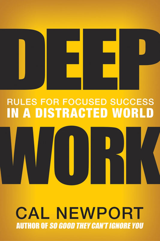 Deep Work Rules for Focused Success in a Distracted World - 5 Minute PDF + BONUS Audio Summary